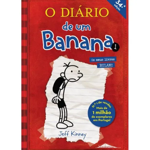 O Diário de um Banana 1de Jeff Kinney Um Romance com Cartoons (34ª Edição)