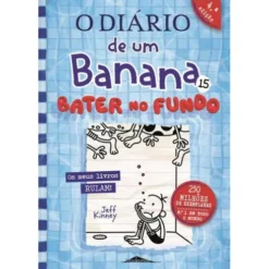 O Diário de um Banana 15de Jeff Kinney Bater no Fundo