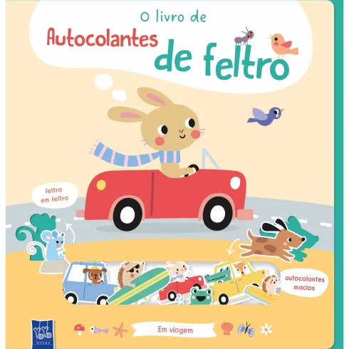 O Livro De Autocolantes De Feltro - Em Viagem de Yoyo Books