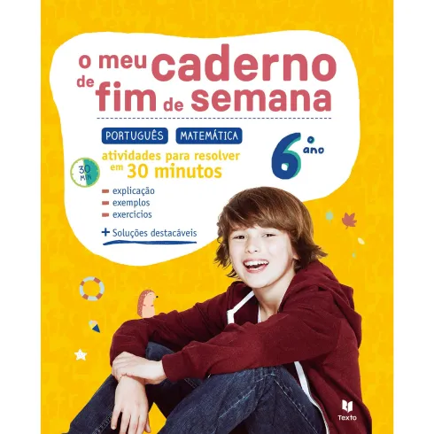 O Meu Caderno de Fim de Semana - Português e Matemática 6.º Ano de Ana Roque