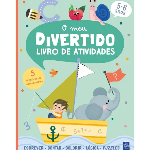 O Meu Divertido Livro De Atividades - Urso 5-6 Anos de Yoyo Books