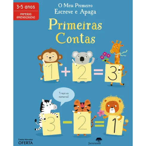 O Meu Primeiro Escreve e Apaga - Primeiras Contas