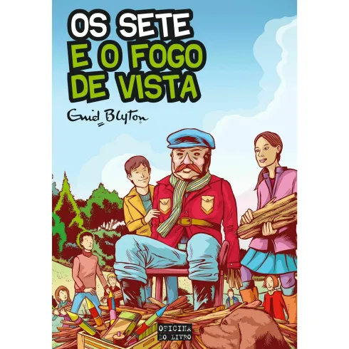Os Sete Nº 11 - os Sete e o Fogo de Vista de Enid Blyton