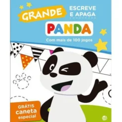 Panda - Escreve e Apaga - Livro de Atividades com Oferta de Caneta Especial