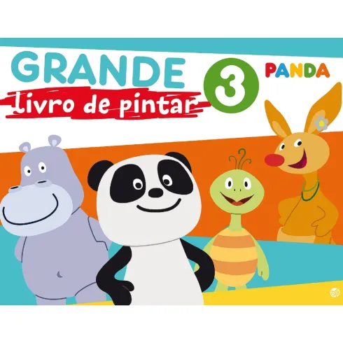 Panda - Grande Livro De Pintar de Zero A Oito