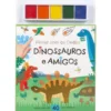 Pintar com os Dedos - Dinossauros e Amigos