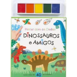 Pintar com os Dedos - Dinossauros e Amigos