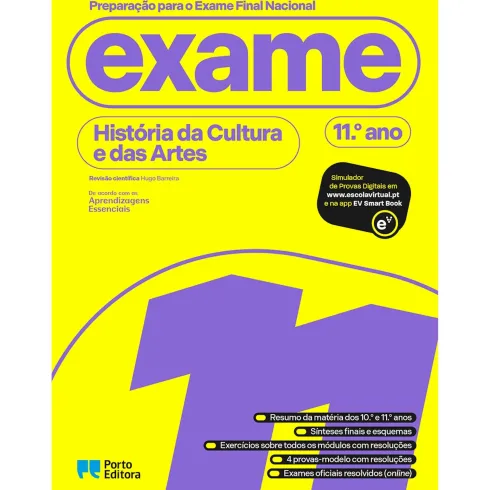 Preparação Para O Exame Final Nacional - História Da Cultura E Das Artes - 11.º Ano de N/A