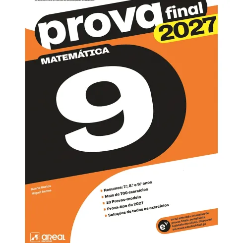 Preparar A Prova Final 2027 - Matemática - 9.º Ano de Areal Editores