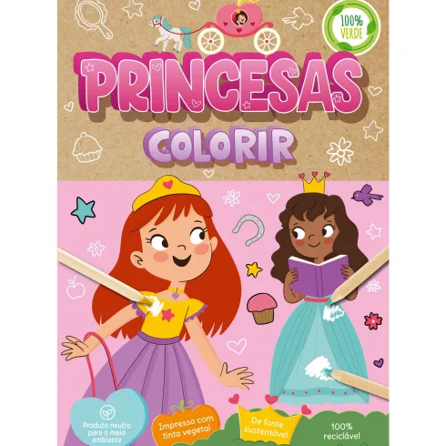 Princesas Colorir de Vários Autores