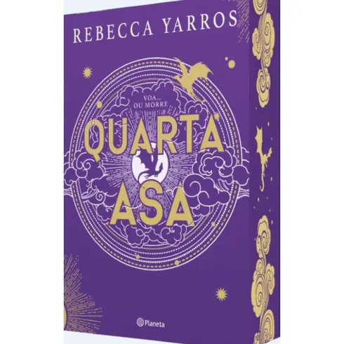 Quarta Asa Nova Capa E Sprayed Edges de Rebecca Yarros