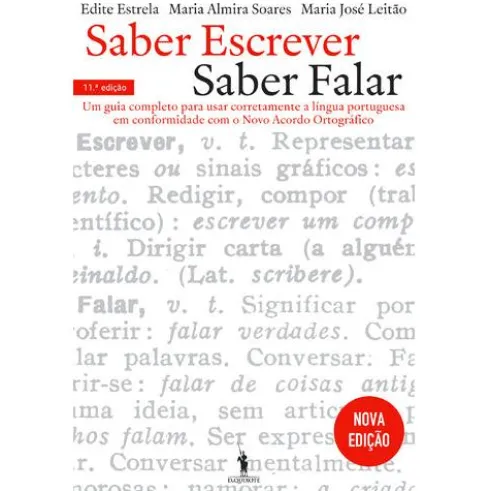 Saber Escrever, Saber Falar de Edite Estrela