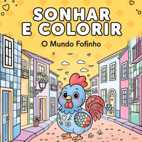 Sonhar E Colorir: O Mundo Fofinho de André Nicolau