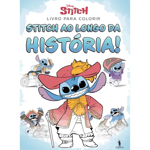 Stitch Ao Longo Da História! Livro Para Colorir de Disney