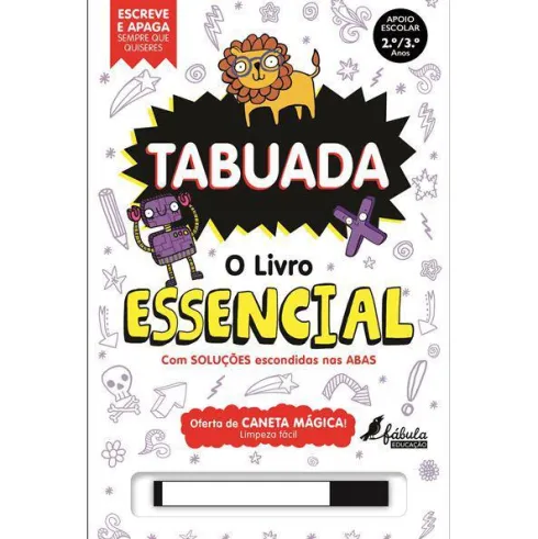 Tabuada de Vários Autores - O Livro Essencial - Escreve e Apaga