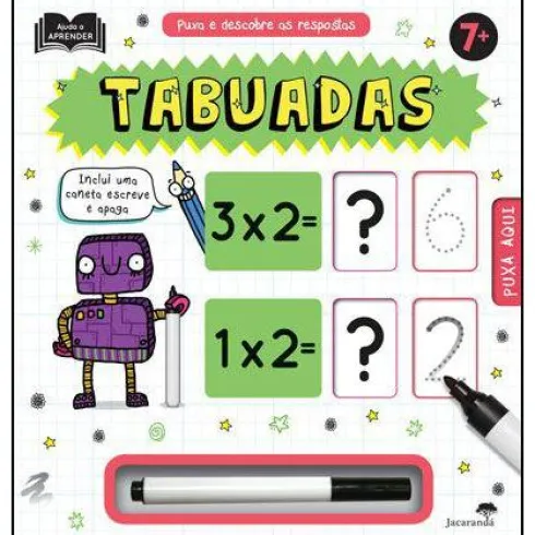 Tabuadas - Puxa e Descobre as Respostas