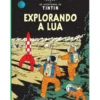 Tintin Explorando a Lua de Hergé