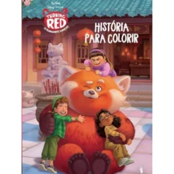 Turning Red - Estranhamente Vermelho - História para Colorir de Vários Autores
