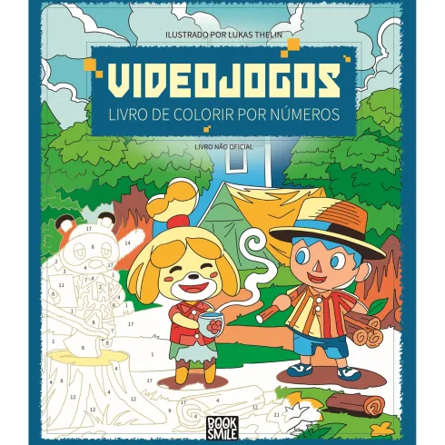 Videojogos: Livro De Colorir Por Números de Lukas Thelin